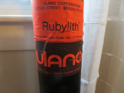 #ad ULANO RUBYLITH 40quot;width. Ru3 3 mil roll B6W211300W LUR U174R 1185 D75 7. $89.00