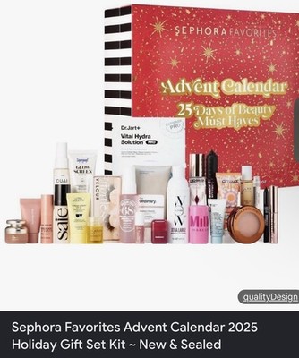 Sephora Advent Calendar 25 Days Of Beauty Holiday LIMITED Edition 2025 SEALED