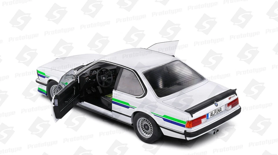 BMW Alpina B7 Turbo E24 Bianco White 1984 Solido 1:18 Nuovo 1/18 - Immagine 4 di 4