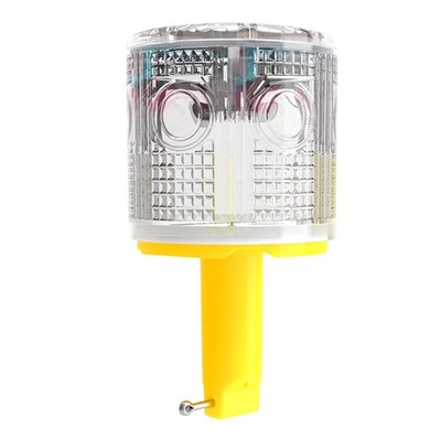 QXMH Solar Strobe Warning Light: Flashing Super Bright 360 Degree, Automatica...