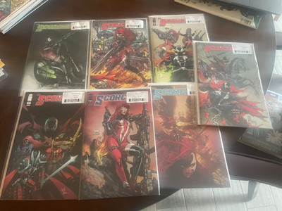The Scorched #1 A B C D E F G Variant 7 Comic Lot Run 1st Print Mcfarlane Spawn