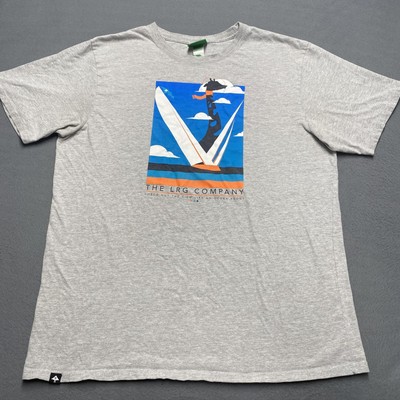 LRG Shirt Mens 2XL Gray The LRG Company Sailboat Graphic Lifted Research Group