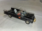 Vintage Batman Corgi Car With Batman Figure And Cromed Wheel