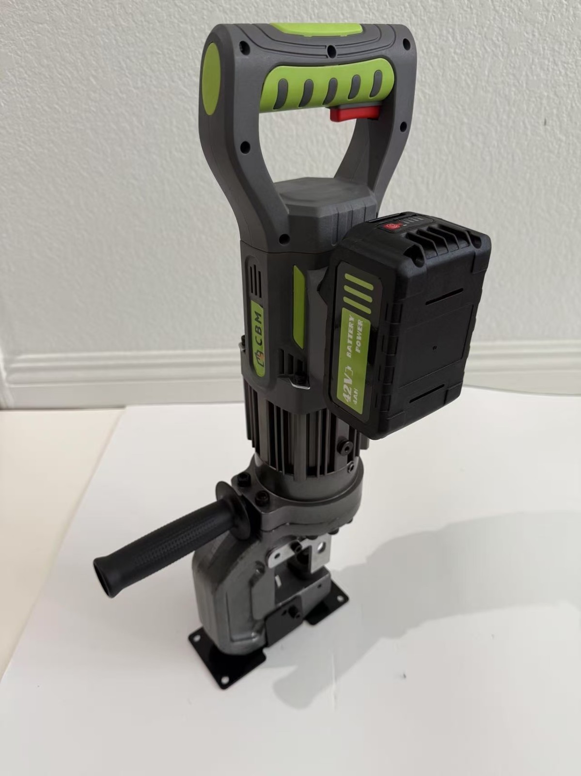 42V Cordless Electric Hydraulic Hole Puncher Kit w/ 5 Dies for Metal Sheet Steel