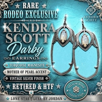 RARE Kendra Scott Rodeo Exclusive Darby Earrings