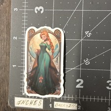 Sm. Anna Princess Frozen Humor Sticker For Bottle Case Laptop Phone Ect. New23