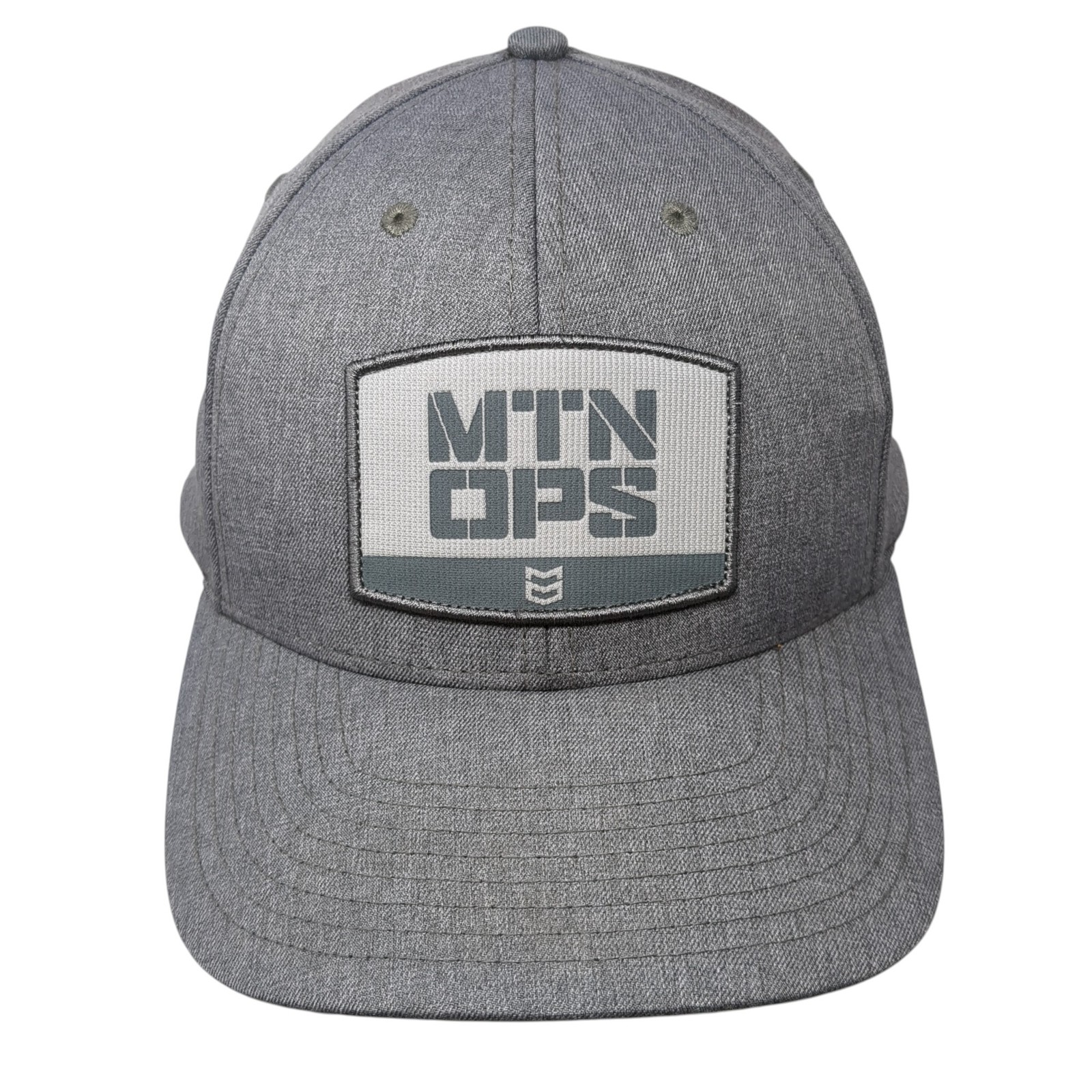Mtn Ops Snapback Hat Solid Gray One Size Adjustab… - image 1