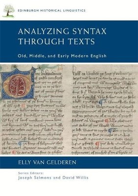Elly van Gelderen Analyzing Syntax Through Texts (Paperback) (UK IMPORT)