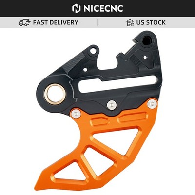 CNC Rear Brake Caliper Disc Guard Mount For KTM 125-530 SX SXF XC XCF XCW EXC F