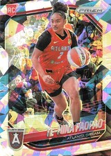2025 Panini Prizm Te-Hina Paopao (RC) Rookie Cracked Ice Atlanta Dream