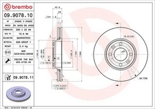 2x Bremsscheibe PRIME BREMBO 09.9078.10 für RENAULT MODUS CLIO DACIA MCV LOGAN 3