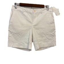 Lauren Ralph Lauren White Chino Classic Fit Shorts With Pockets Size 4