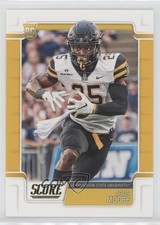 2019 Score Rookies Gold Jalin Moore Jr #343 0g3s