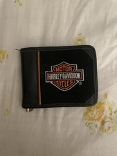 Vintage Harley Davidson Money Clip Wallet