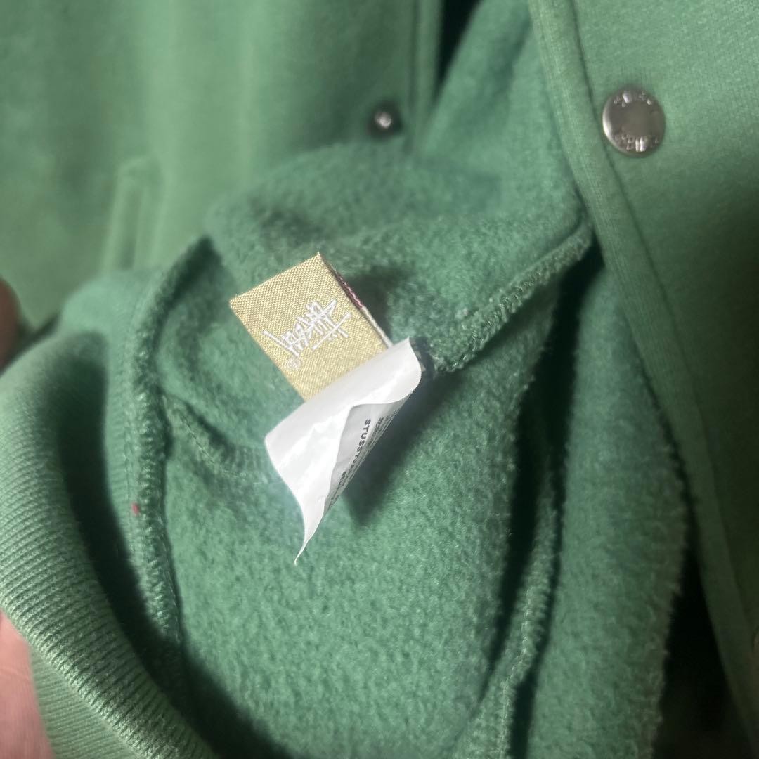 Stüssy green stadium jacket XL thumbnail 6