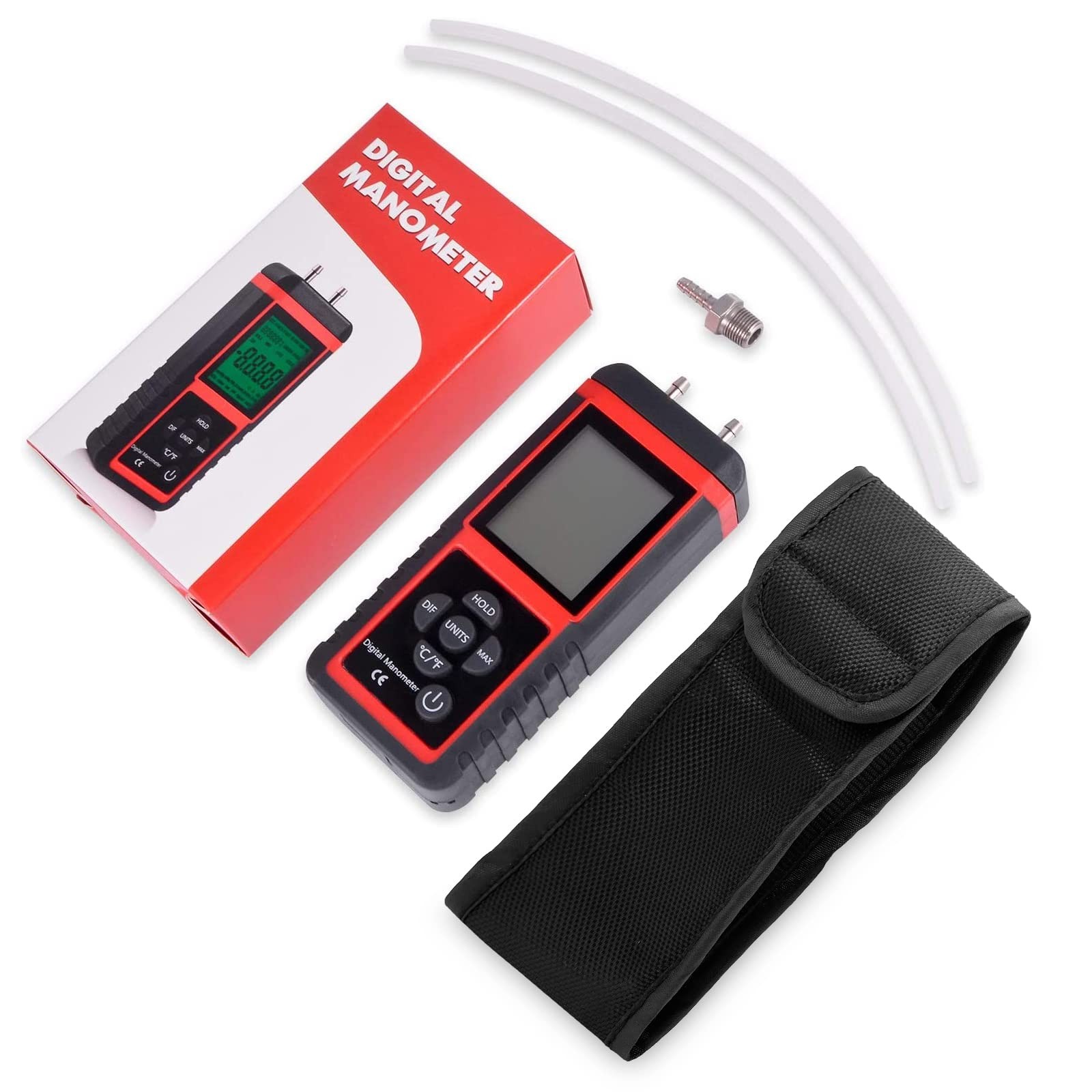 Manomètre digital portable de pression différentielle gaz HVAC Testo-Pro - 2