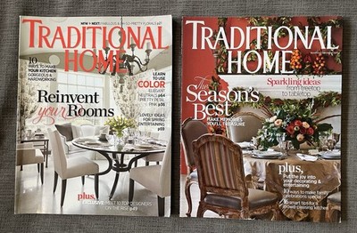 Traditional Home Magazine 2013 Lot Of 2 Home Decor Interior Design Style