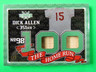 2024 Leaf Lumber Dicke Allen 1/2 SSP Dual Game Used Bat Phillies, Cardinals 0642