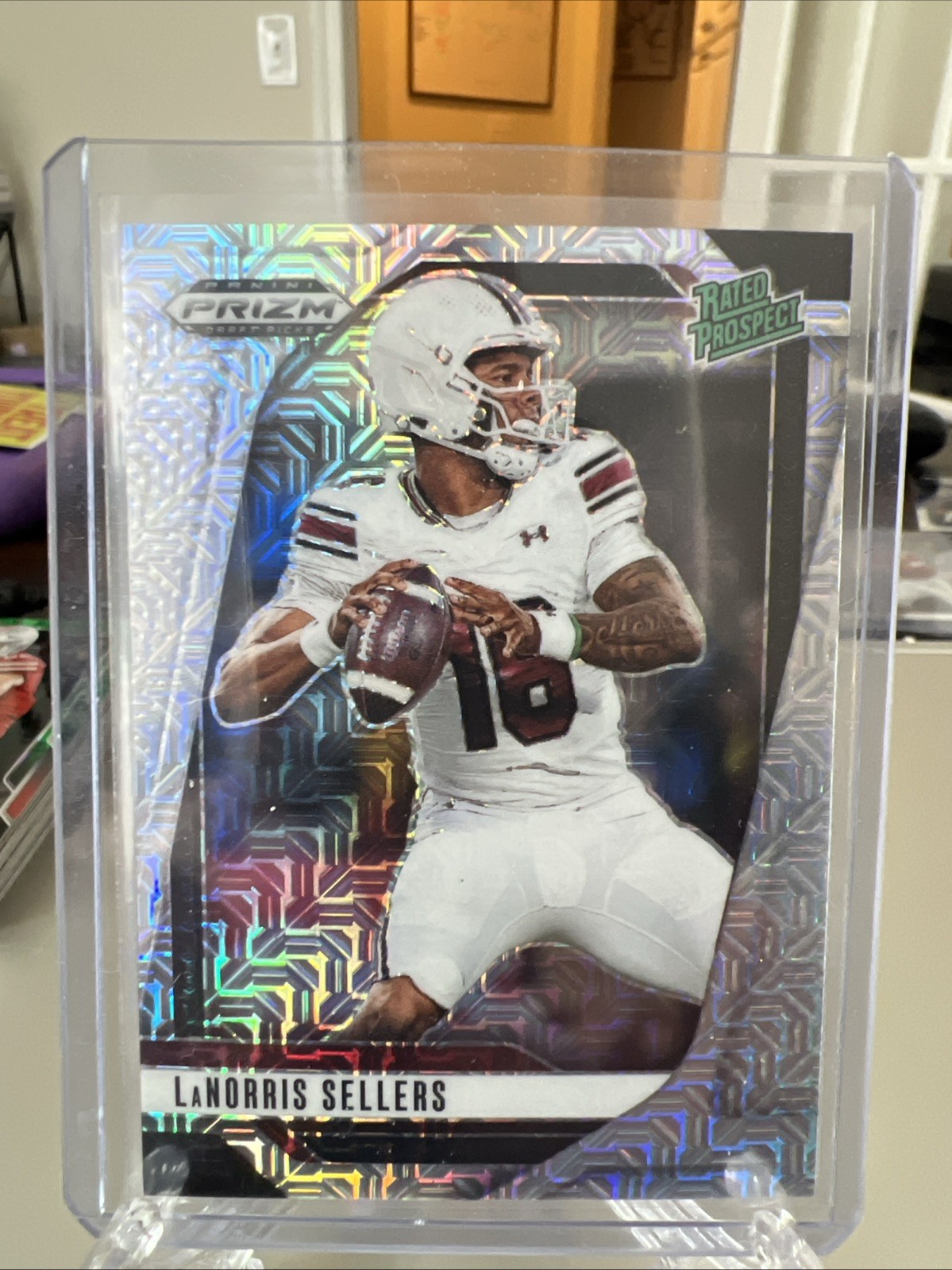 2025 Prizm Draft Picks LaNorris Sellers Mojo Prizm Rated Prospect /25 #165 🔥