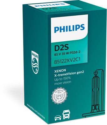 For PHILIPS PHI 85122XV2C1 Light bulb xenon D2S X-tremeVision gen2 (1 pcs) 4800