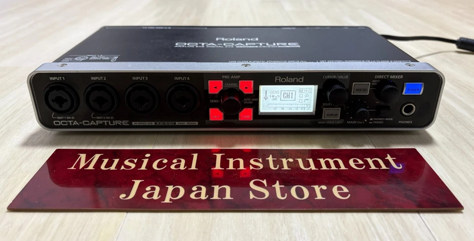 Roland UA-1010 OCTA-CAPTURE Audio Interface Digital Recorder mit Stromkabel