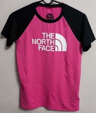 Girl's Youth Large The North Face Flashdry Amphibious Tee Shirt UPF 50 Hot Pink