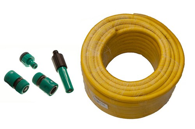 #ad 150 METRE GARDEN HOSE PIPE ANTI KINK hose HOZELOCK COMPATIBLE CONNECTORS One $308.07