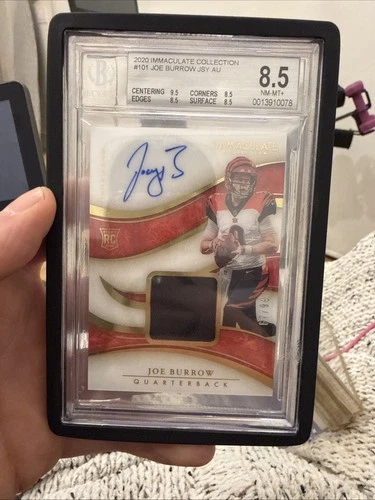 2020 Panini Immaculate Collection #101 Joe Burrow True Rookie Patch Auto /99!