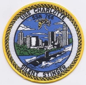 Uss Charlotte Ssn 766 Sub City Hornet Patch Cat No 78 Ebay