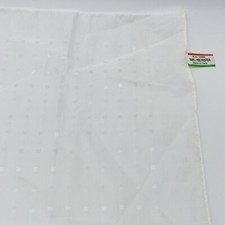 Vintage Square White Scarf white Foulard