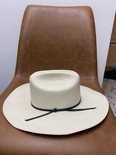 Bailey U-ROLLIT Original Panama Cowboy Hat Excellent Condition Size 6 3/4 White