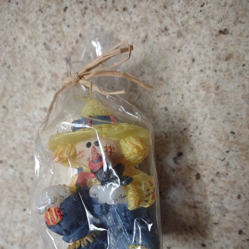 De colección Halloween Espantapájaros Vela Cuervo Decoración Cera Figura Decoración Papel Regalo - Imagen 3 de 11