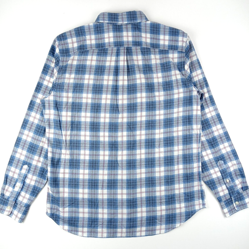 $54 NEW Gap Twill Shirt Mens XL Button Up Polyester Blend Plaid Long Sleeve - Picture 8 of 12