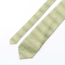 Sette & Bello Mens Multicoloured Geometric Silk Blend Pointed Tie One Size