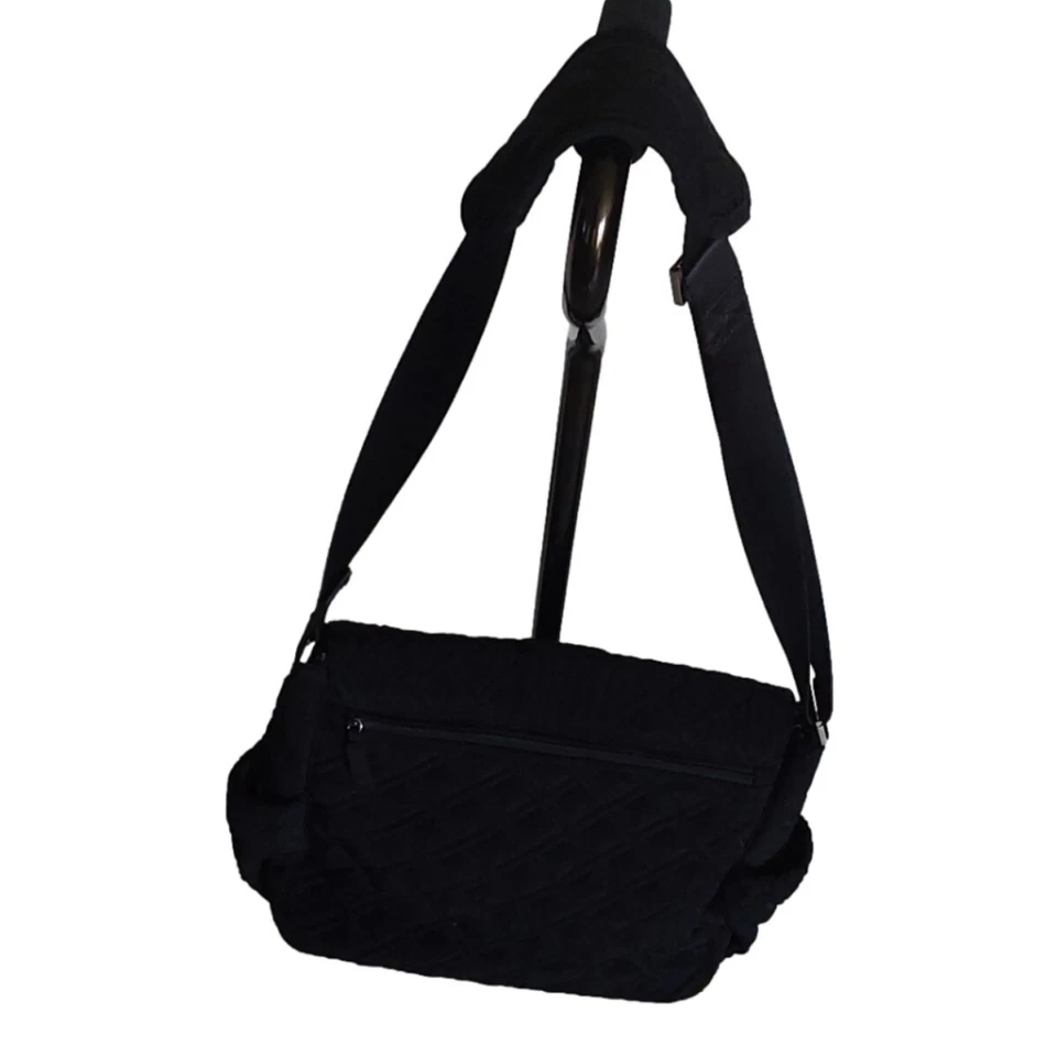 VERA BRADLEY МНОГОФУНКЦИОНАЛЬНЫЙ ЧЕРНЫЙ ПОДГУЗНИК СУМКА - Изображение 3 из 4