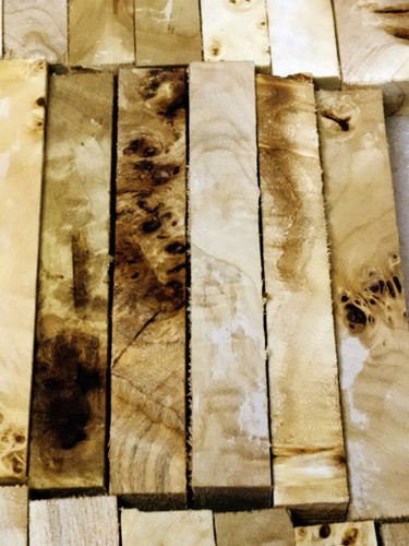 Pen Blanks 10 Stück Pappel Maser 22 x 22x 150 mm Poplar burl - Bild 6 von 15