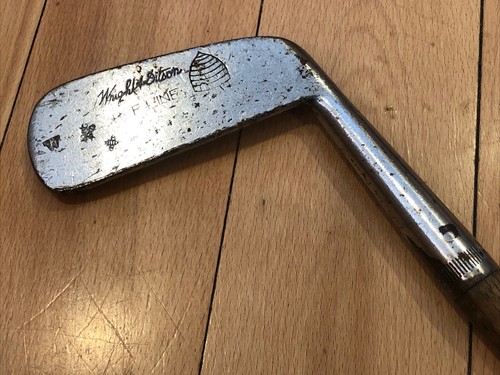 Wright & Ditson Vintage Golf Club Model Beeline #16 Putter Hickory Shaft “W” - 第 3/12 張圖片