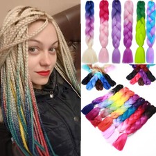 Ombre Jumbo Braid Hair African Braid Extension 24inch Box Braid Hair Fow Woman