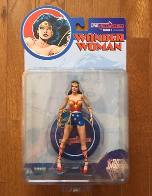Action Figure DC Direct Wonder Woman Re-Activated Series 1, 6 Pollici, Articolata Con Base E Frusta