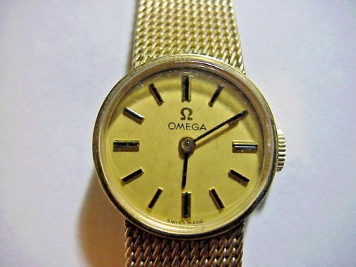 OMEGA 10K GOLD FILLED Mid Century LADY 