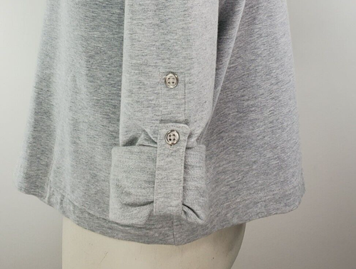 Appleseed's Full Zip Jacket - Size PXL - Gray - Pockets - Cotton Blend - Hooded - Picture 15 of 23