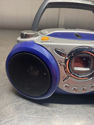 GPX C962 B12 Portable Am/FM Boombox w CD, Radio, Blue | eBay