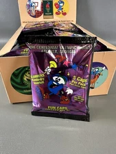 Random Single Pack of 5 Fun Caps Slammers Collect Olympic Games Pogs 1993