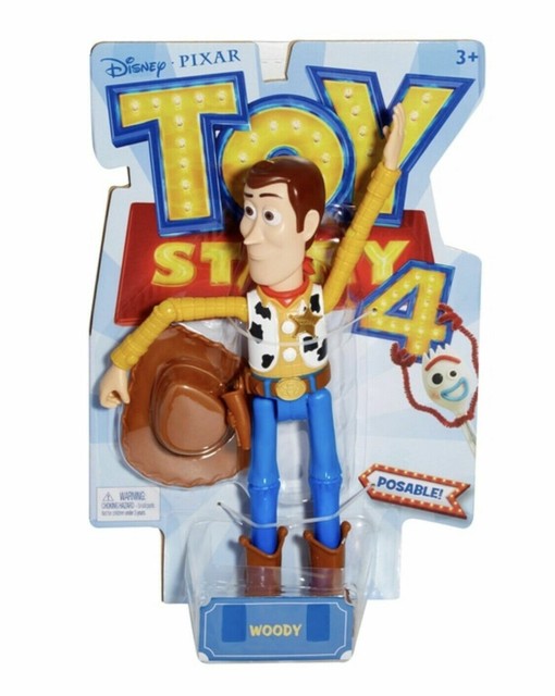 Disney Toy Story 4 Woody Posable Action Figure 8