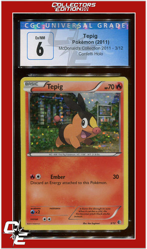Tepig graded CGC 6 for sale on eBay