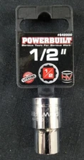 Powerbuilt 1/2" Socket 1/2 Drive #642000