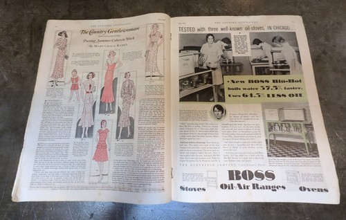 VTG The Country Gentleman – July 1931 Magazine "Children Swimming on Platform" - Picture 4 of 10