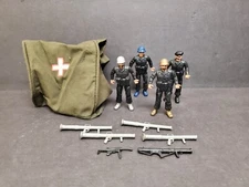 1982 Remco Sgt. Rock Action Figures with Accessories and Tonka Army Medical Tent