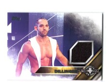 WWE Tye Dillinger 2016 Topps Event Used NXT Takeover Mat Relic Card SN 2 of 199