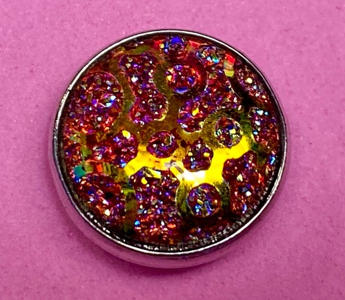 Drusy style honey comb abstract 18mm Magnolia And Vine Ginger Snaps - Picture 11 of 11
